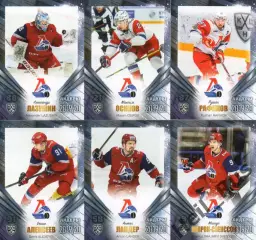Хоккей. Локомотив Ярославль 9 карточек КХЛ Лидеры сезона 2019/20 (Коновалов, +)