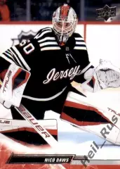 Хоккей. Карточка Nico Daws/Нико Доус New Jersey Devils/Нью-Джерси Девилз НХЛ/NHL