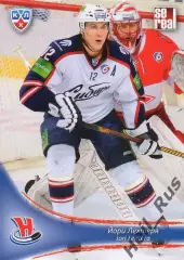 Хоккей. Карточка Йори Лехтеря (Сибирь Новосибирск) КХЛ/KHL сезон 2013/14 SeReal
