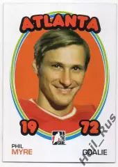 Хоккей. Карточка Phil Myre/Фил Майр (Atlanta Flames/Атланта Флэймз) НХЛ/NHL