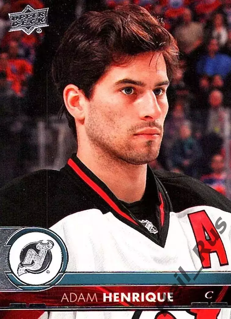 Карточка Adam Henrique/Адам Хенрик (New Jersey Devils/Нью-Джерси Девилз) NHL/НХЛ