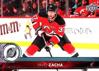 Карточка Pavel Zacha/Павел Заха (New Jersey Devils / Нью-Джерси Девилз) НХЛ/NHL