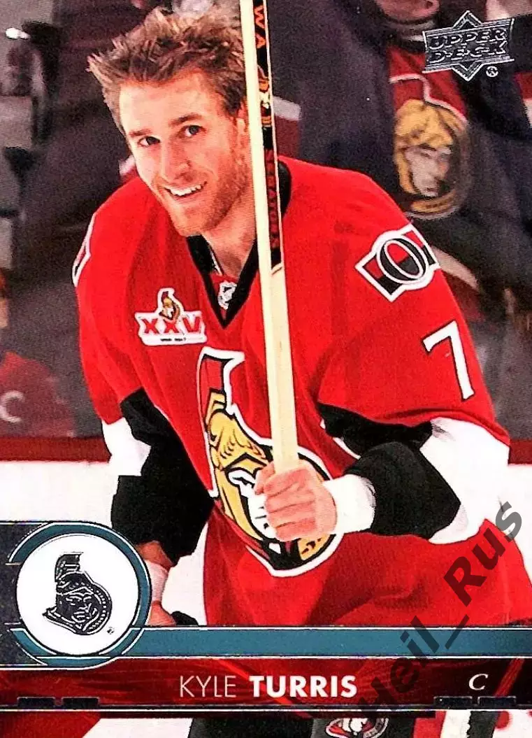Хоккей Карточка Kyle Turris/Кайл Террис Ottawa Senators/Оттава Сенаторз НХЛ/NHL