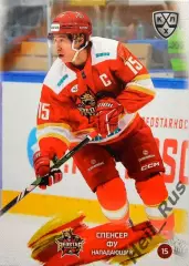 Хоккей. Карточка Спенсер Фу Куньлунь Ред Стар Пекин КХЛ/KHL сезон 2024/25 SeReal