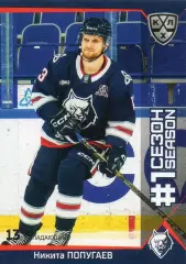 Хоккей. Карточка Никита Попугаев (Нефтехимик Нижнекамск) КХЛ/KHL 2025/26 SeReal