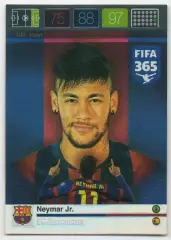 Футбол. Карточка Неймар (Барселона, Пари Сен-Жермен/ПСЖ, Сантос) Panini 2015/16