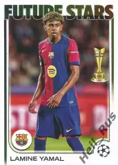 Футбол. Карточка Lamine Yamal/Ламин Ямаль Барселона Лига Чемпионов 2024-25 TOPPS