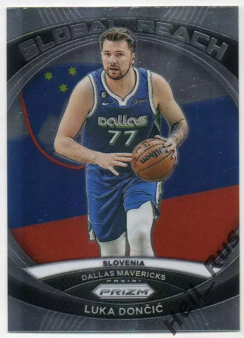 Баскетбол Карточка Лука Дончич Словения/Dallas Mavericks/Даллас Маверикс NBA/НБА