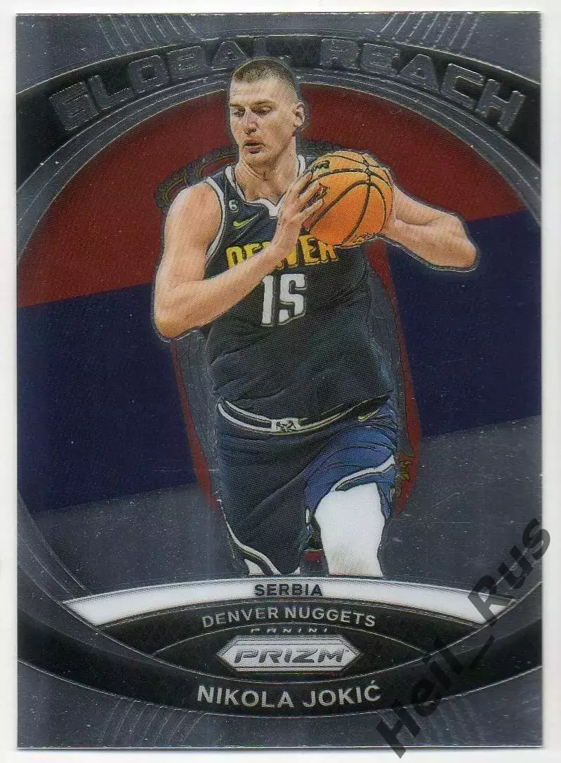 Баскетбол. Карточка Nikola Jokic/Никола Йокич (Сербия, Денвер Наггетс) NBA/НБА