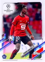 Футбол. Карточка Эдуарду Камавинга Ренн/Реал Мадрид Лига Чемпионов 2020-21 TOPPS