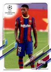 Футбол. Карточка Ансу Фати Барселона/Монако/Брайтон Лига Чемпионов 2020-21 TOPPS