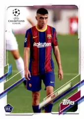 Футбол. Карточка Pedri/Педри Барселона, Лас-Пальмас Лига Чемпионов 2020/21 TOPPS