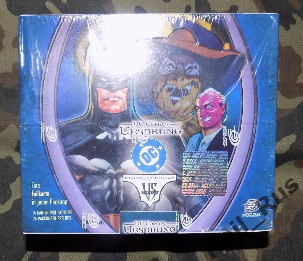 Карточки. Запечатанный блок Upper Deck DC Comics Ursprung