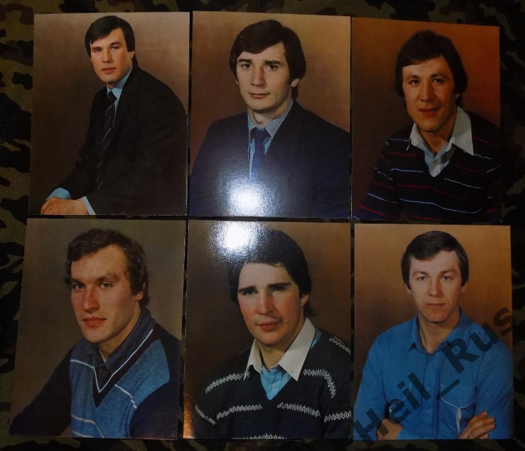 Хоккейная дружина, полный комплект 24 открытки (Тихонов, Третьяк, Фетисов и др 3