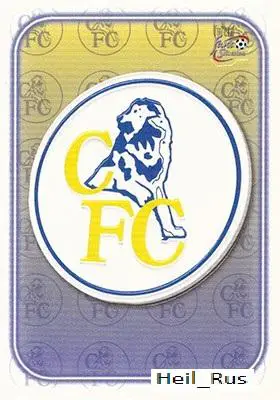 Футбол. Карточка Emblem/Эмблема (Chelsea/Челси) 1998