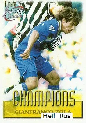Футбол. Карточка Gianfranco Zola/Джанфранко Дзола (Chelsea/Челси) 1999