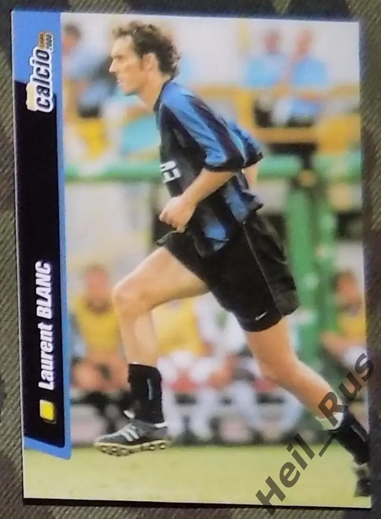 Футбол. Карточка Laurent Blanc/Лоран Блан (Интернационале/Inter)