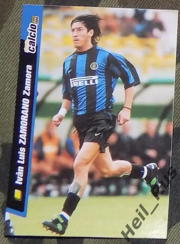 Футбол. Карточка Ivan Zamorano/Иван Саморано (Интернационале/Inter)