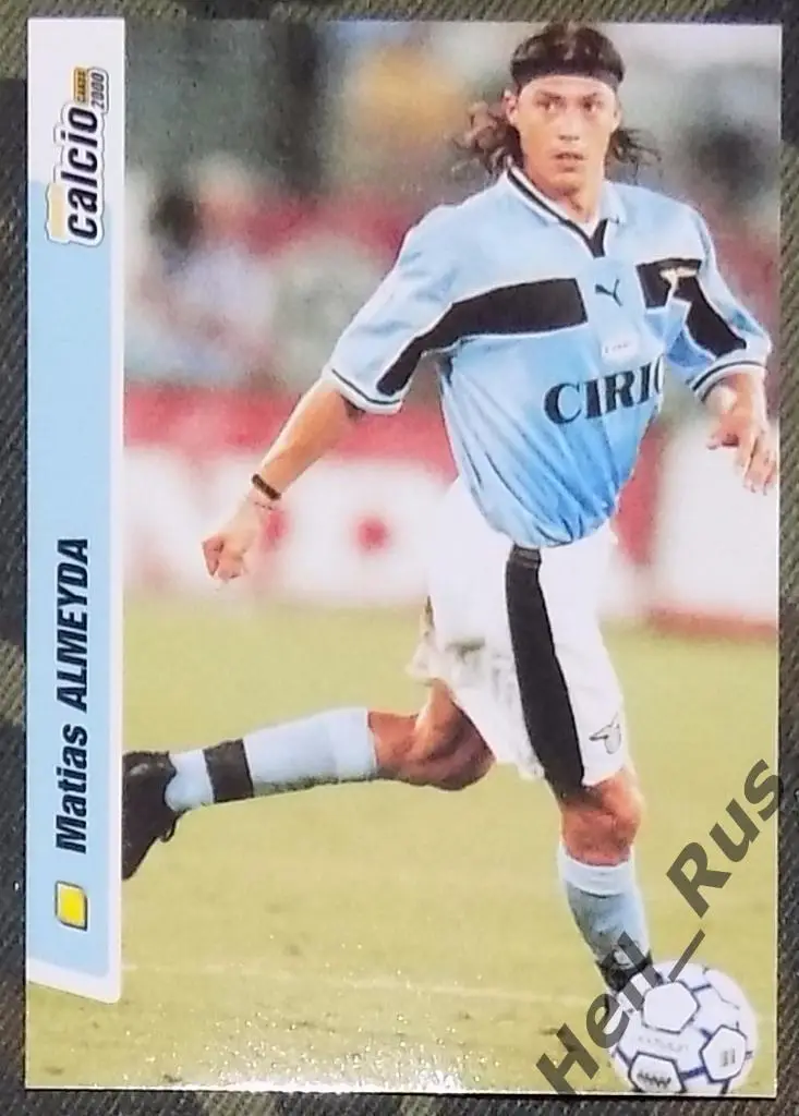 Футбол. Карточка Matias Almeyda/Матиас Альмейда (Лацио/Lazio)