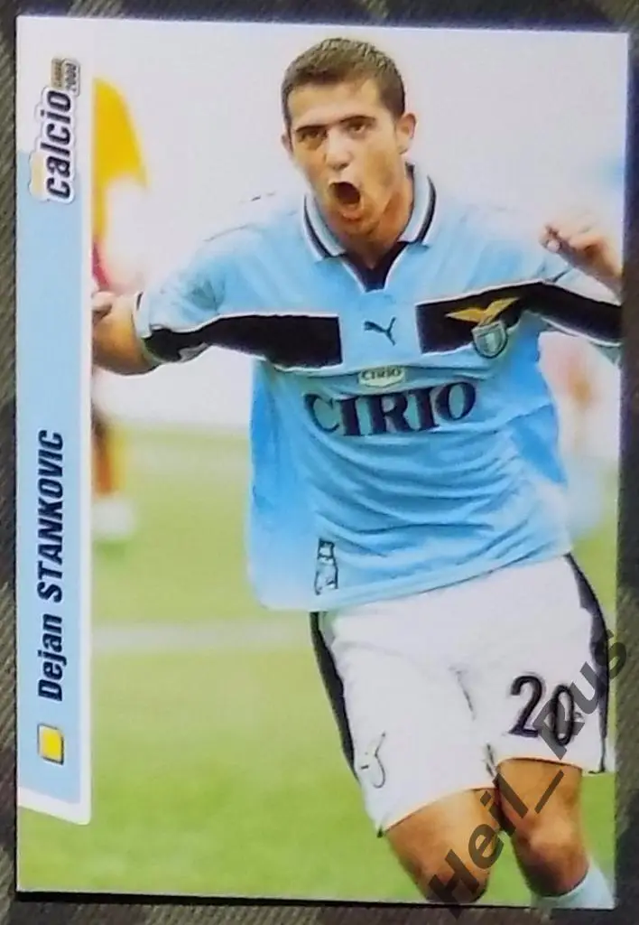 Футбол. Карточка Dejan Stankovic/Деян Станкович (Лацио/Lazio)