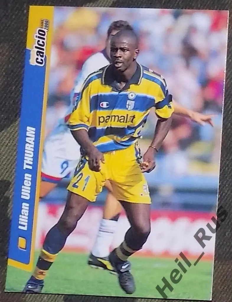 Футбол. Карточка Lilian Thuram/Лилиан Тюрам (Парма/Parma)