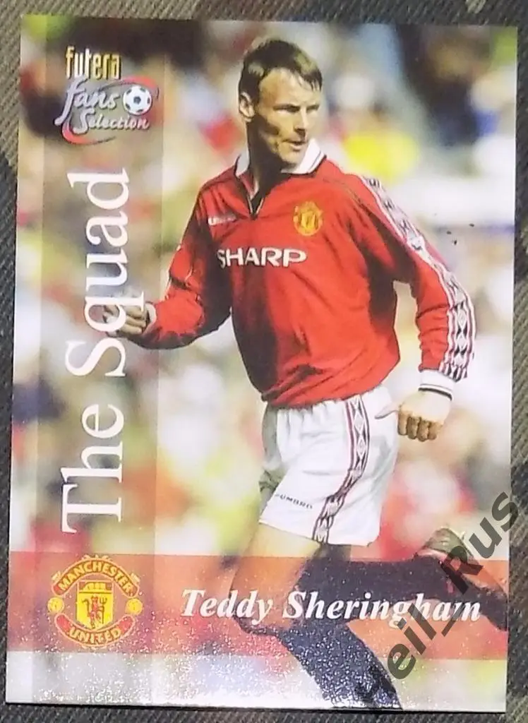 Футбол. Карточка Teddy Sheringham/Тедди Шерингем (Манчестер Юнайтед) 2000