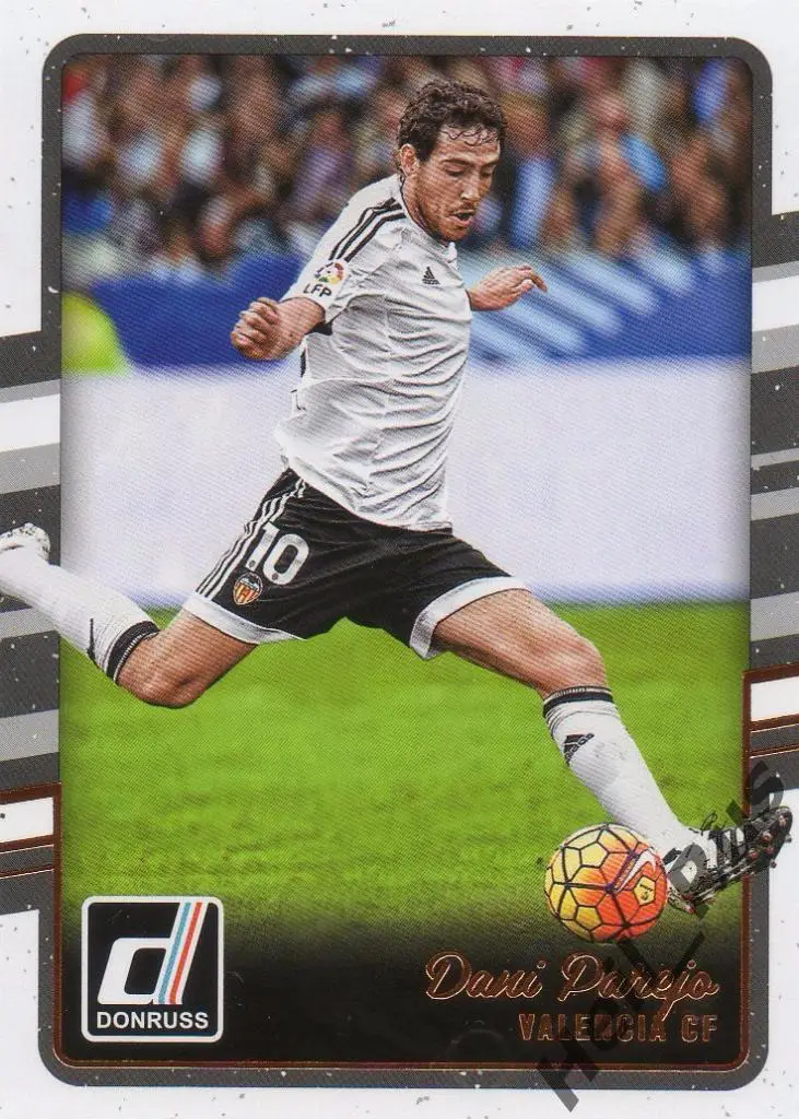 Футбол. Карточка Dani Parejo/Дани Парехо (Valencia/Валенсия) Panini/Панини 2016