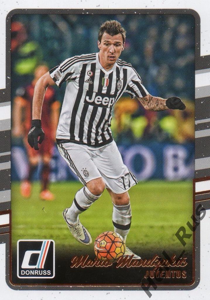 Футбол. Карточка Mario Mandzukic/Марио Манджукич (Juventus/Ювентус) Panini 2016