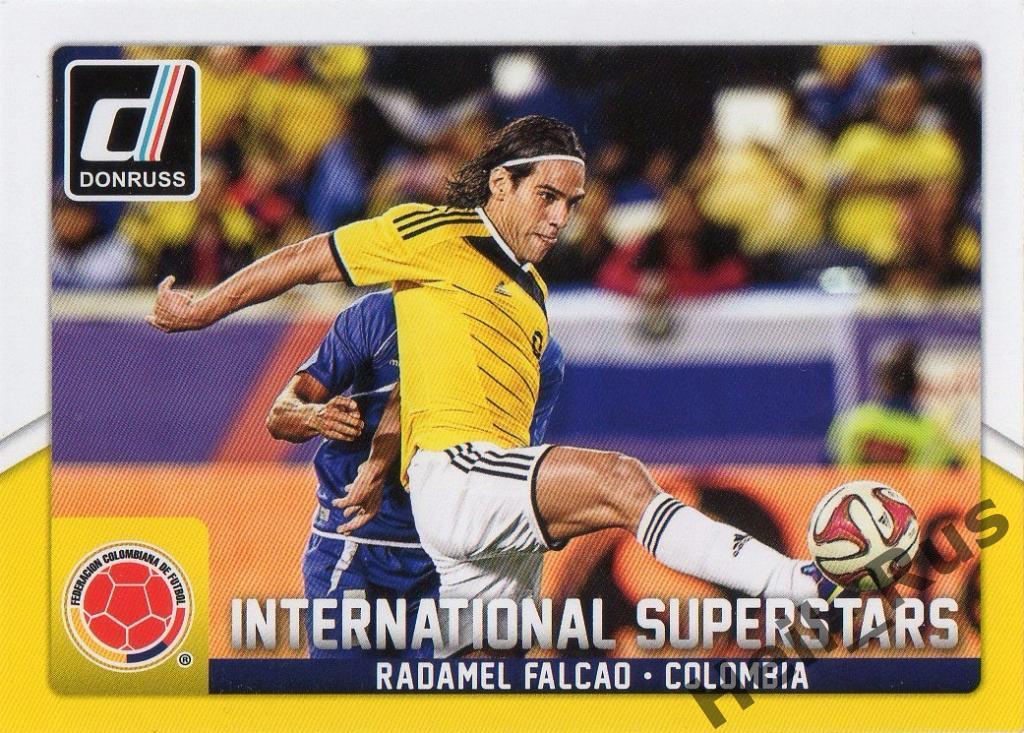 Футбол. Карточка Radamel Falcao/Радамель Фалькао (Колумбия) Panini/Панини 2015