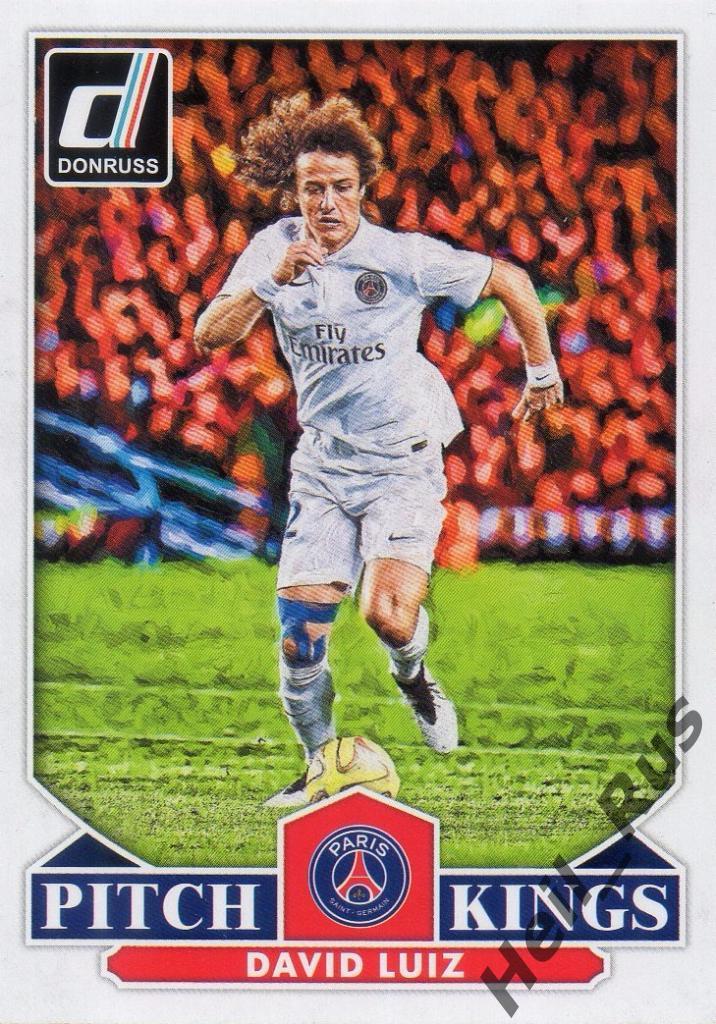 Футбол. Карточка David Luiz/Давид Луис (PSG/Пари Сен-Жермен) Panini/Панини 2015