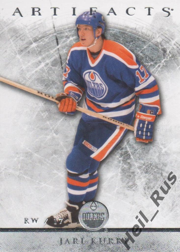 Хоккей. Карточка Jari Kurri/Яри Курри (Edmonton Oilers/Эдмонтон Ойлерз) НХЛ/NHL