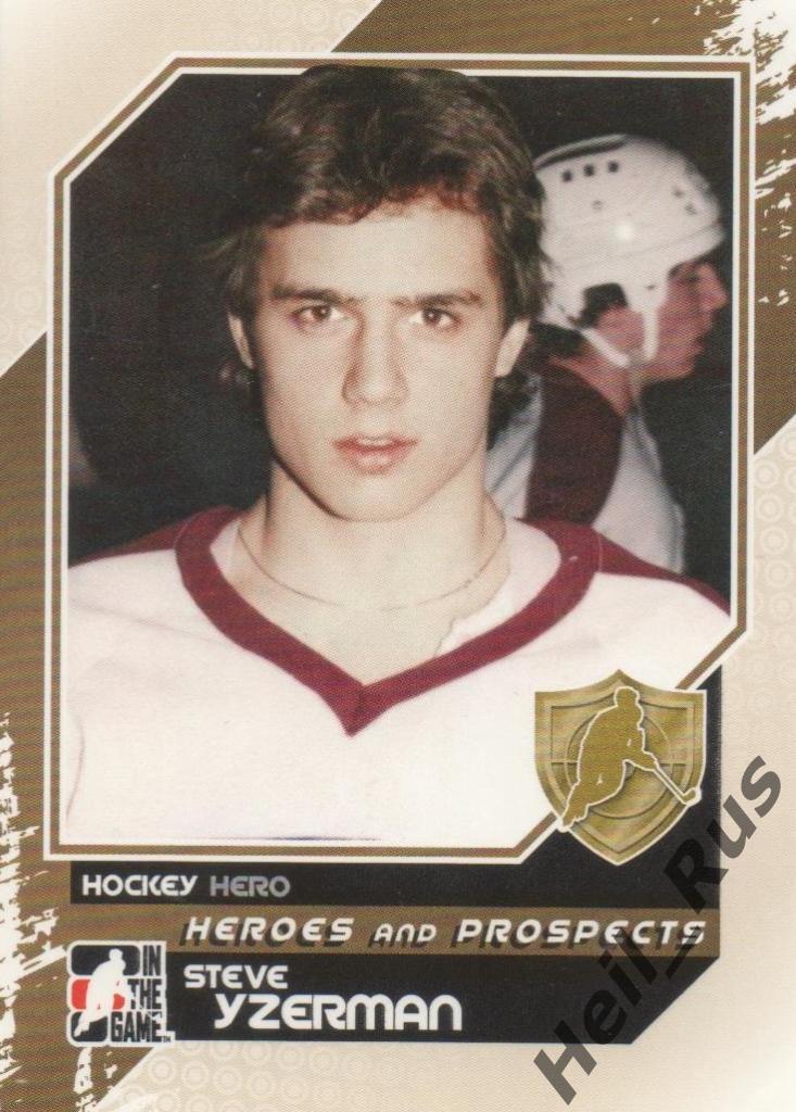 Хоккей. Карточка Steve Yzerman/Стив Айзерман (Detroit Red Wings/Детройт) НХЛ/NHL