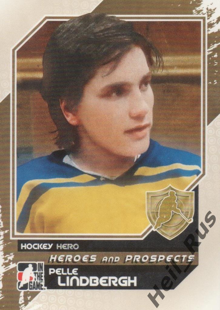 Хоккей. Карточка Pelle Lindbergh / Пелле Линдберг (Sweden/Швеция) НХЛ/NHL