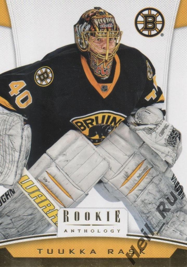 Хоккей. Карточка Tuukka Rask / Туукка Раск (Boston Bruins/Бостон Брюинз) НХЛ/NHL