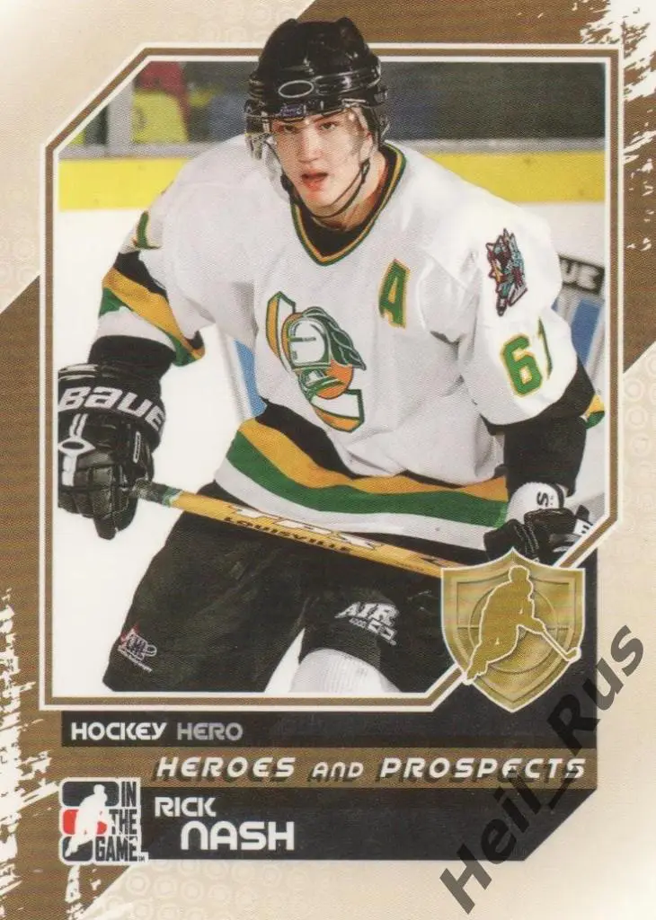 Хоккей. Карточка Rick Nash/Рик Нэш (London Knights, Бостон, Коламбус) НХЛ/NHL