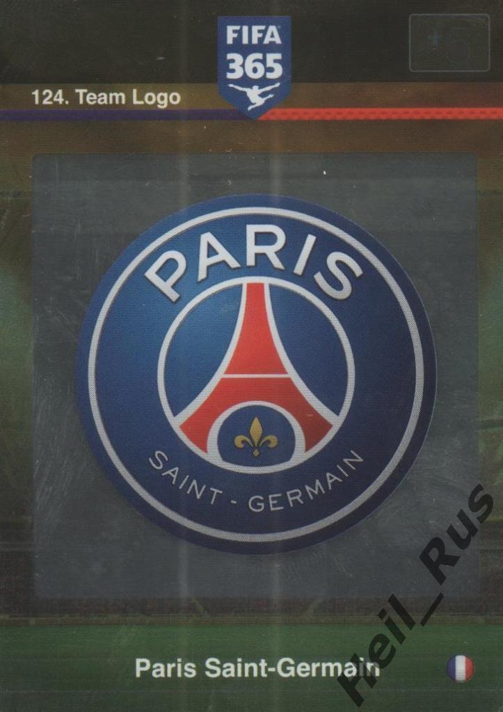 Футбол. Карточка Логотип Paris Saint-Germain/Пари Сен-Жермен/ПСЖ, Panini 2015-16