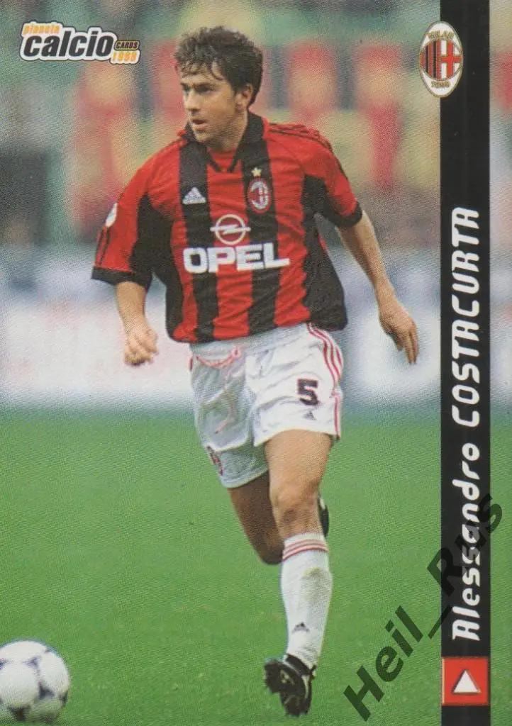 Футбол. Карточка Alessandro Costacurta / Алессандро Костакурта (Милан / Milan)