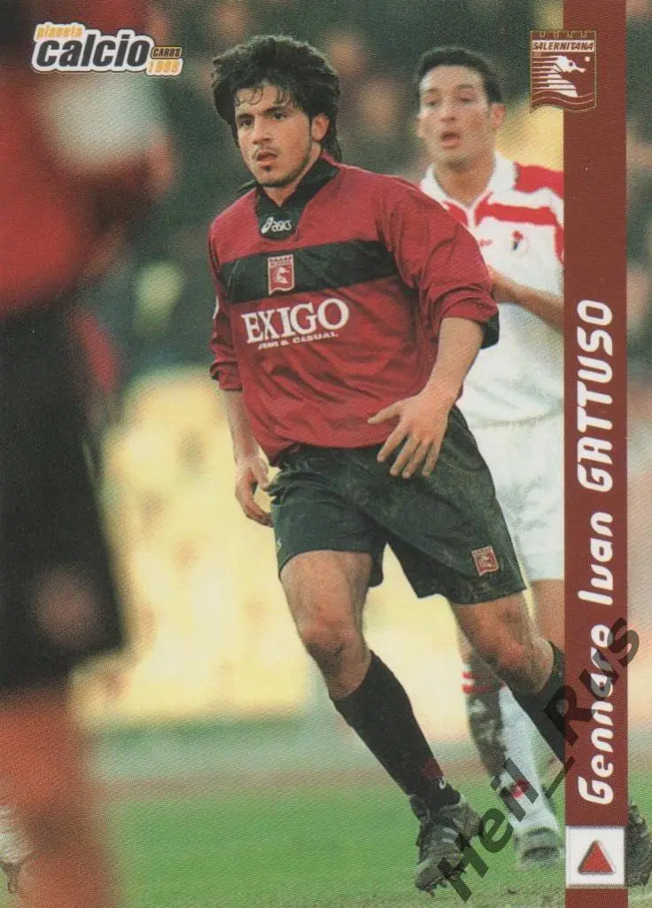 Футбол. Карточка Gennaro Ivan Gattuso/Дженнаро Иван Гаттузо (Салернитана, Милан)