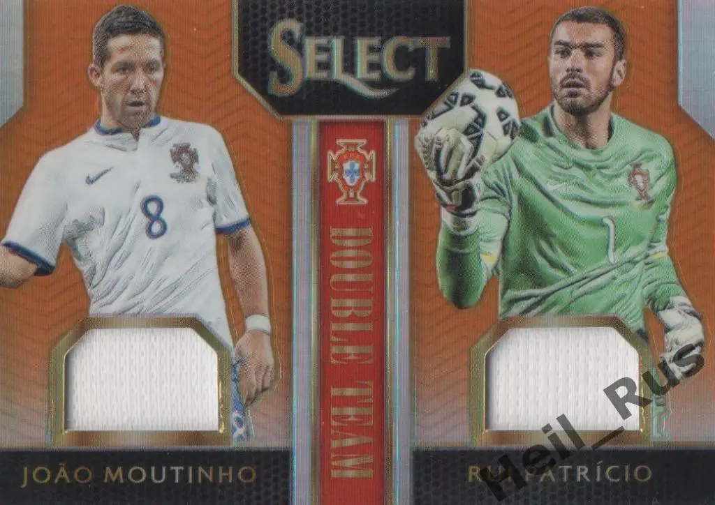 Футбол Карточка Жоау Моутинью/Руй Патрисиу (Португалия, Монако, Спортинг) Panini