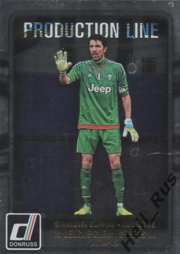 Футбол. Карточка G. Buffon / Джанлуиджи Буффон (Juventus/Ювентус) Panini 2016-17