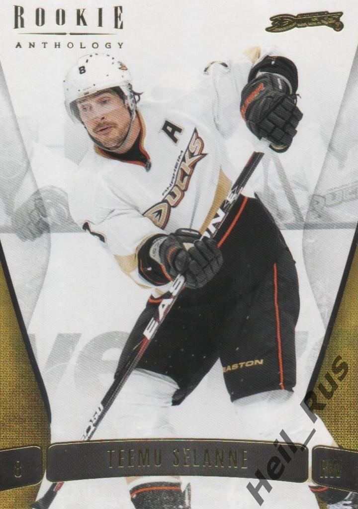 Хоккей Карточка Teemu Selanne/Теему Селянне (Anaheim Ducks/Анахайм Дакс) НХЛ/NHL