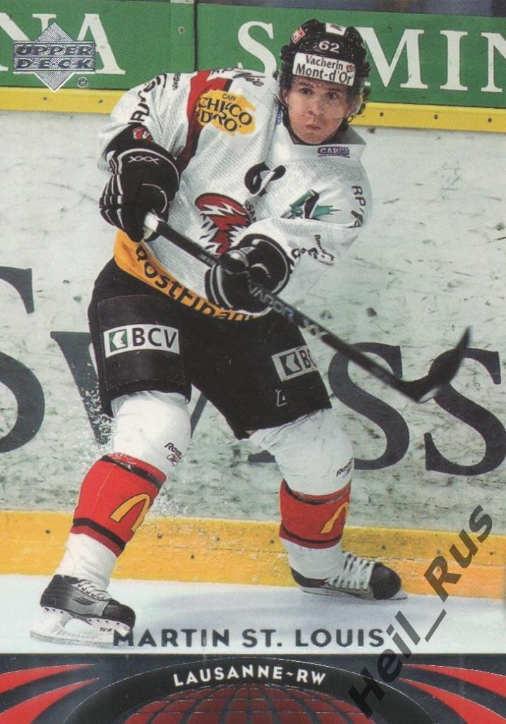 Хоккей. Карточка Martin St. Louis / Мартен Сан-Луи (Lausanne / Лозанна) НХЛ/NHL