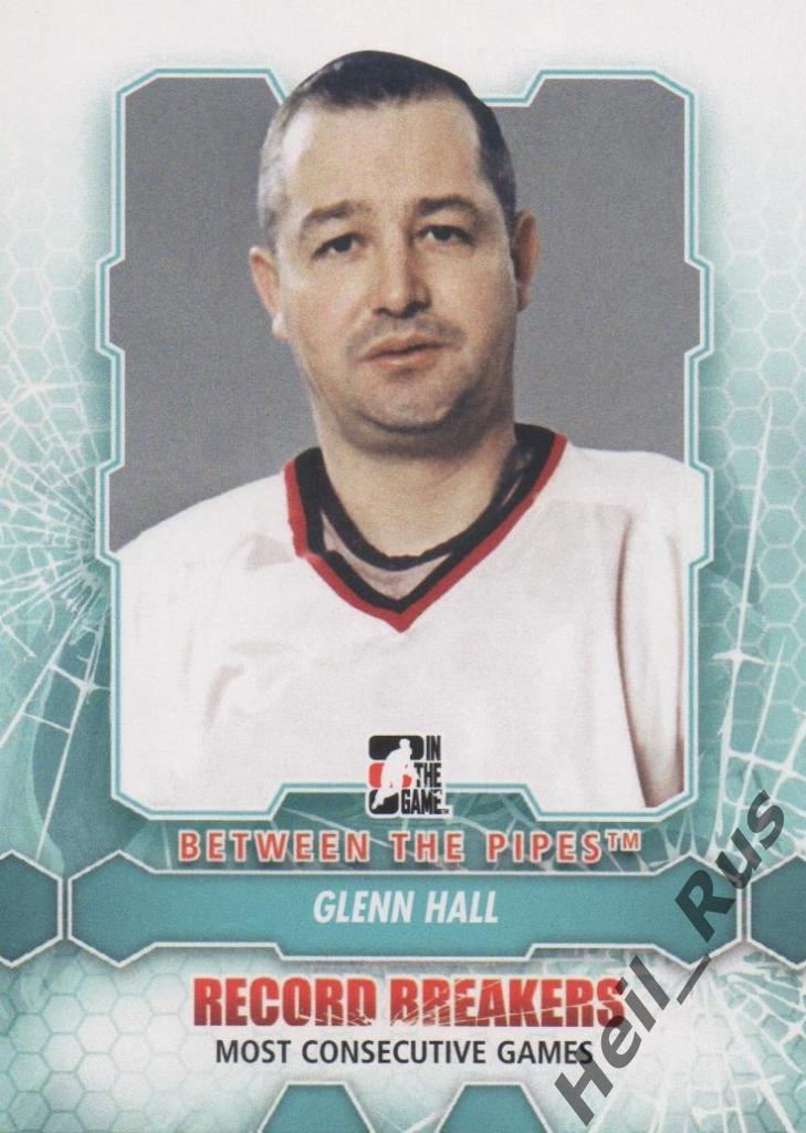 Хоккей. Карточка Glenn Hall / Гленн Холл (Chicago Blackhawks / Чикаго) НХЛ/NHL