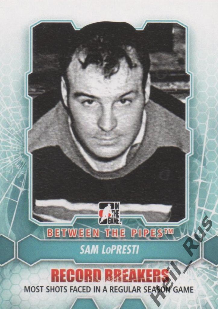 Хоккей. Карточка Sam LoPresti / Сэм ЛоПрести (Chicago Blackhawks/Чикаго) НХЛ/NHL