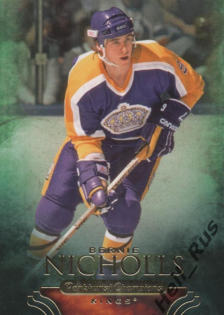 Хоккей. Карточка Bernie Nicholls/Берни Николлс (Los Angeles Kings/Кингз) НХЛ/NHL