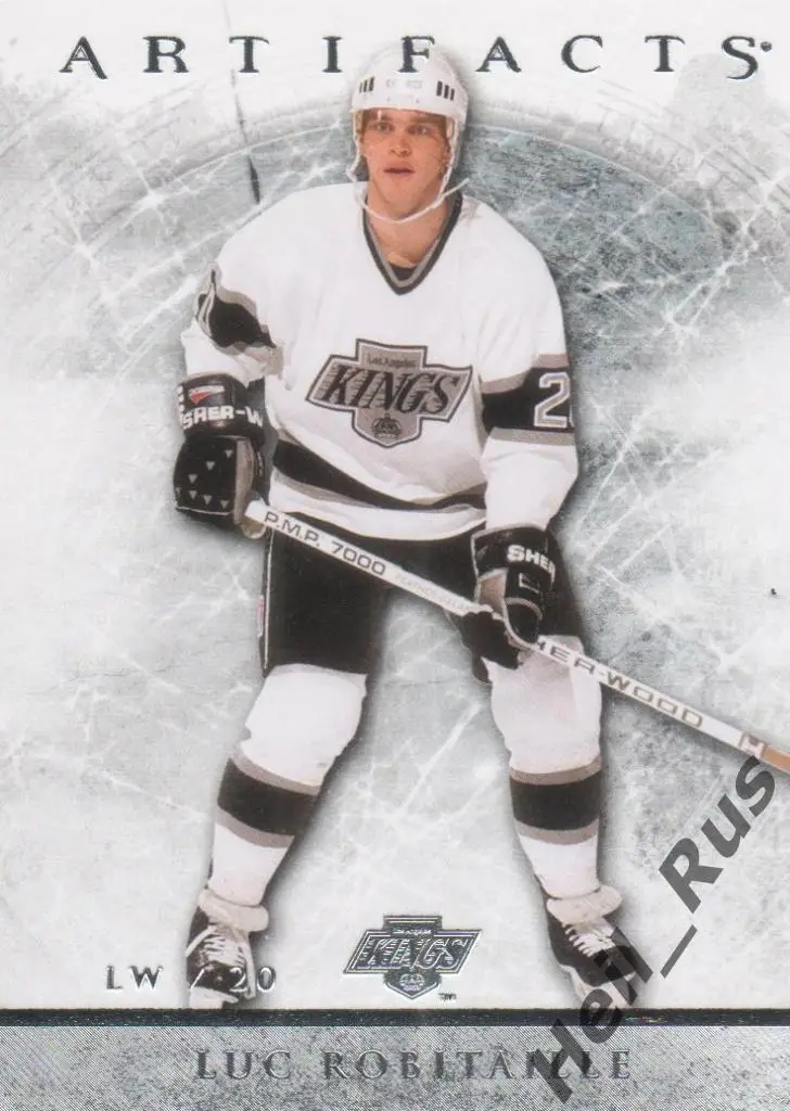 Хоккей. Карточка Luc Robitaille/Люк Робитайл (Los Angeles Kings/Кингз) НХЛ/NHL