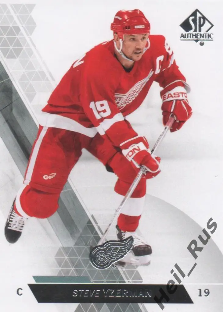 Хоккей. Карточка Steve Yzerman/Стив Айзерман (Detroit Red Wings/Детройт) НХЛ/NHL