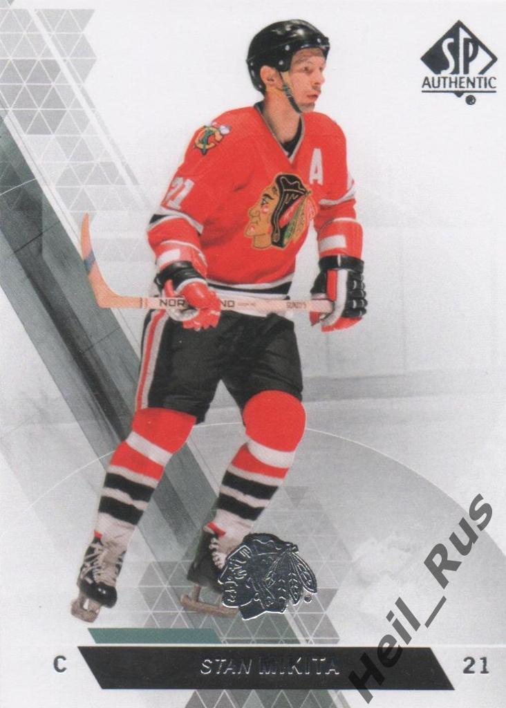 Хоккей. Карточка Stan Mikita / Стэн Микита (Chicago Blackhawks / Чикаго) НХЛ/NHL