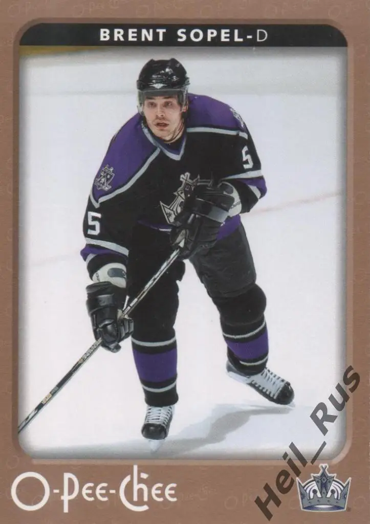 Хоккей. Карточка Брент Сопел (Los Angeles, Салават Юлаев, Металлург) НХЛ/NHL/КХЛ