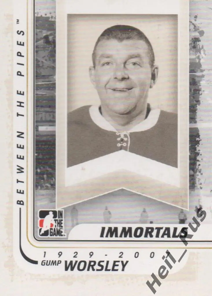 Хоккей. Карточка Gump Worsley / Гамп Уорсли (New York Rangers, Montreal) НХЛ/NHL